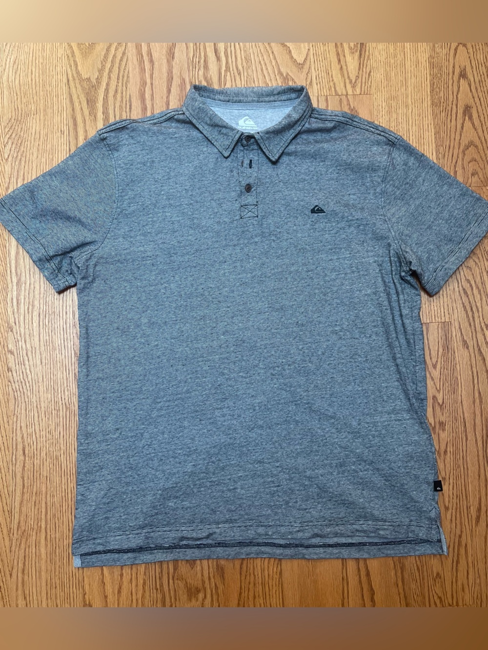 Quiksilver Heather Gray Polo Shirt